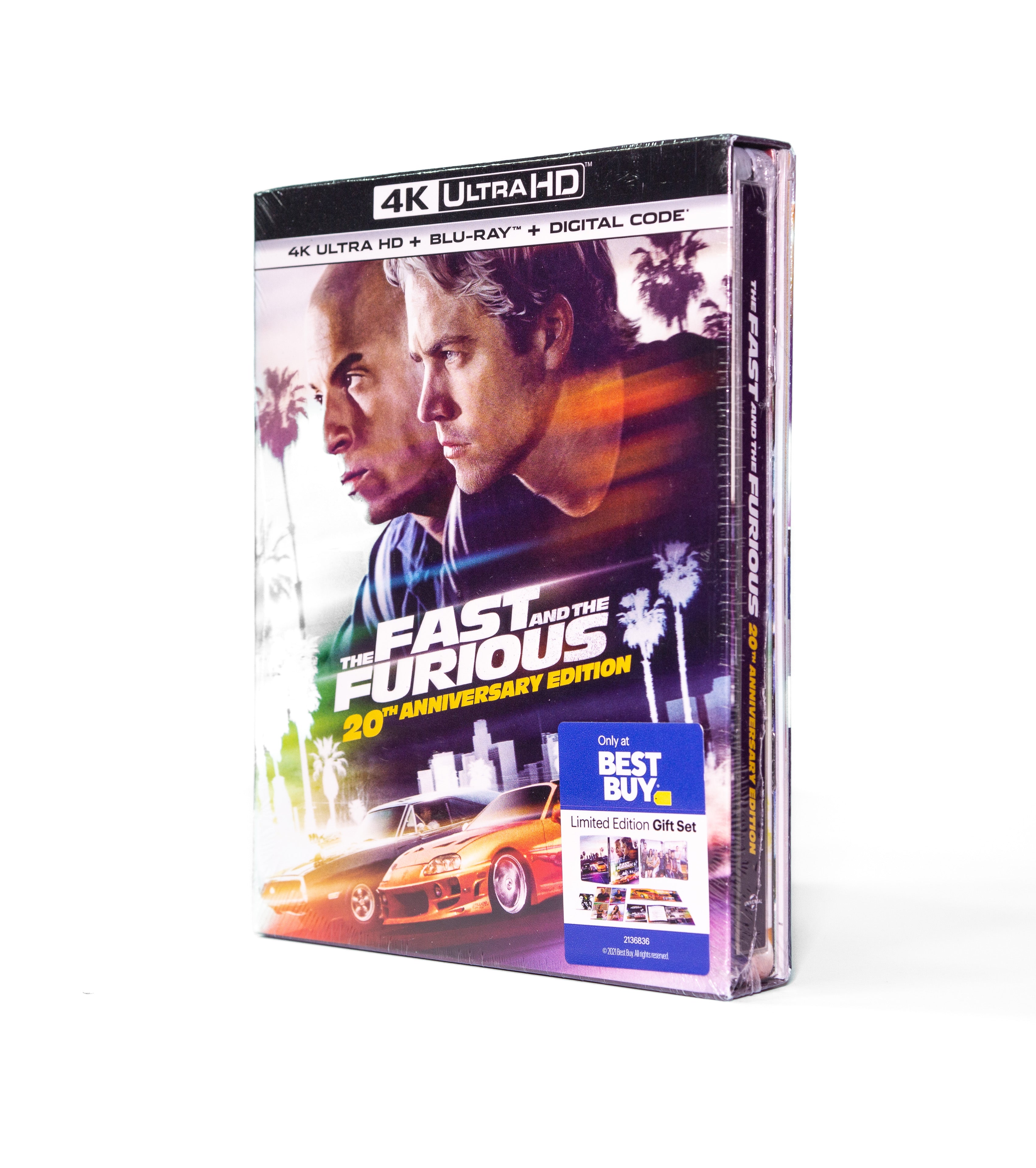Fast and the Furious (20th Anniversary) Steelbook (4K+Blu Fast and the Furious (20th Anniversary) Steelbook (4K+Blu
