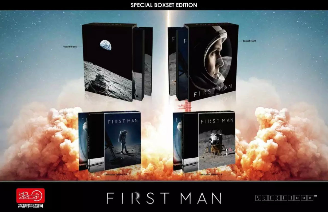 Hdzeta First Man Steelbook Blu-Ray One Click Box