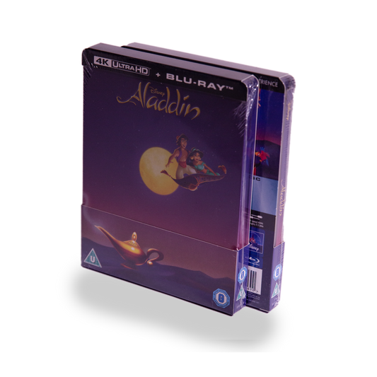 Aladdin (Animation) – 4K Ultra HD UK Exclusive Steelbook (Includes 2D Blu-ray)