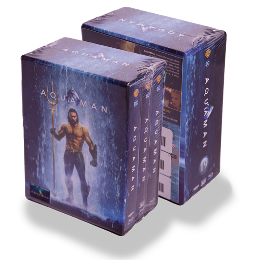 AQUAMAN [4K UHD + 3D + 2D] Blu-ray STEELBOOK SET [FILMARENA] HARDBOX SET