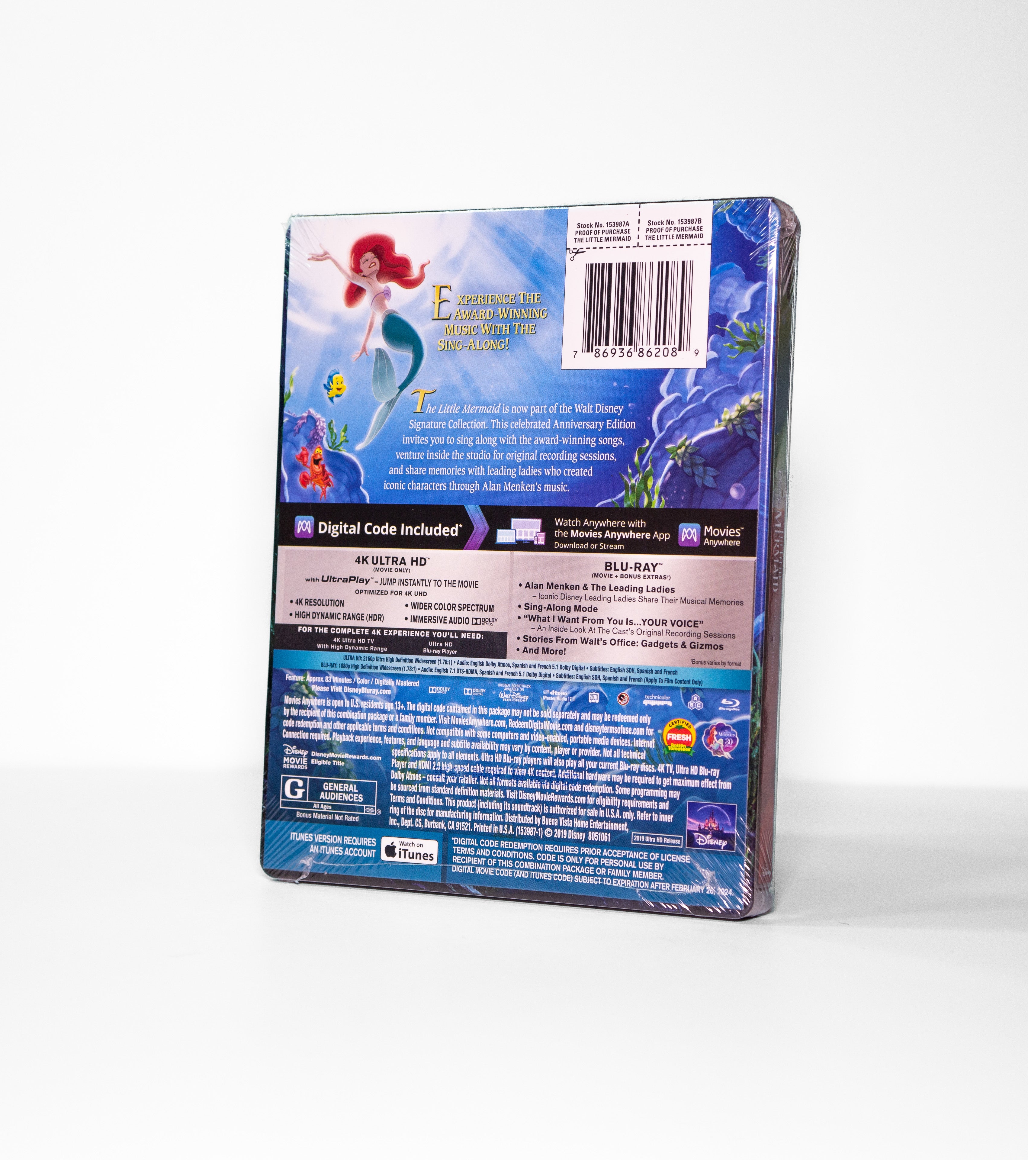 The Little Mermaid Steelbook [30th Anniversary] (4K+BluRay) Steelbooks