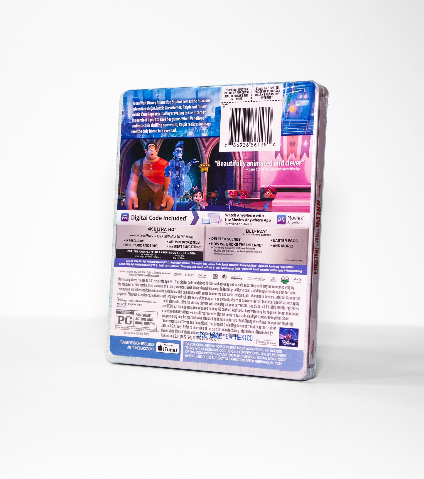 Ralph Breaks the Internet Steelbook (4K+Blu-Ray)