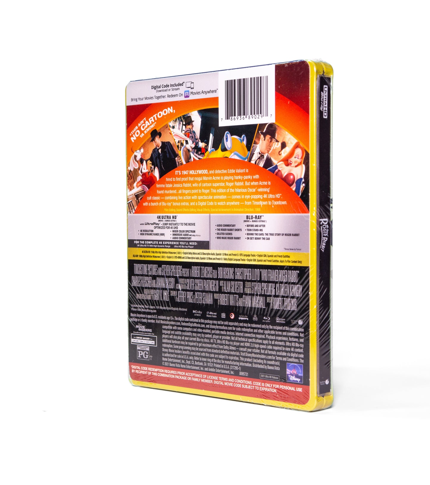 Who Framed Roger Rabbit Steelbook (4K+Blu-Ray)