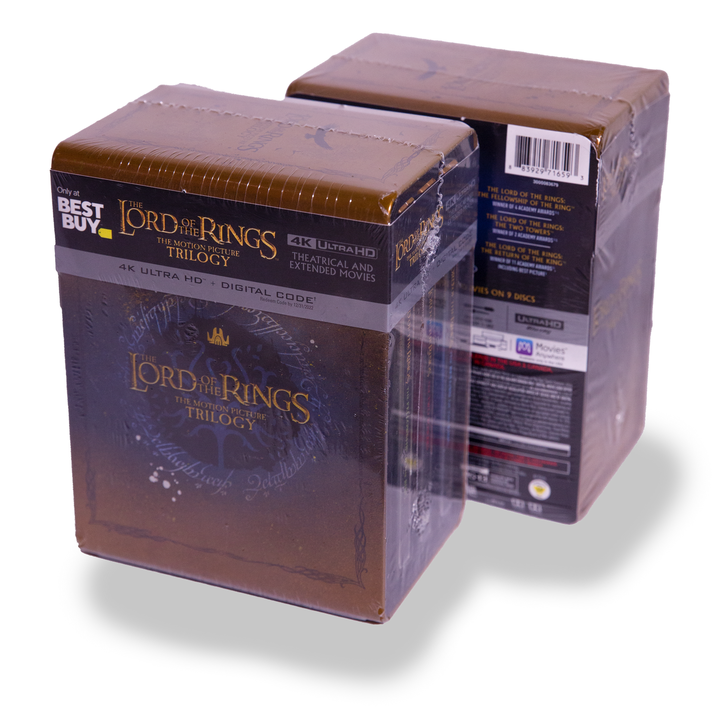 The Lord of the Rings: Trilogy SteelBook Set 4K Ultra HD Blu-ray