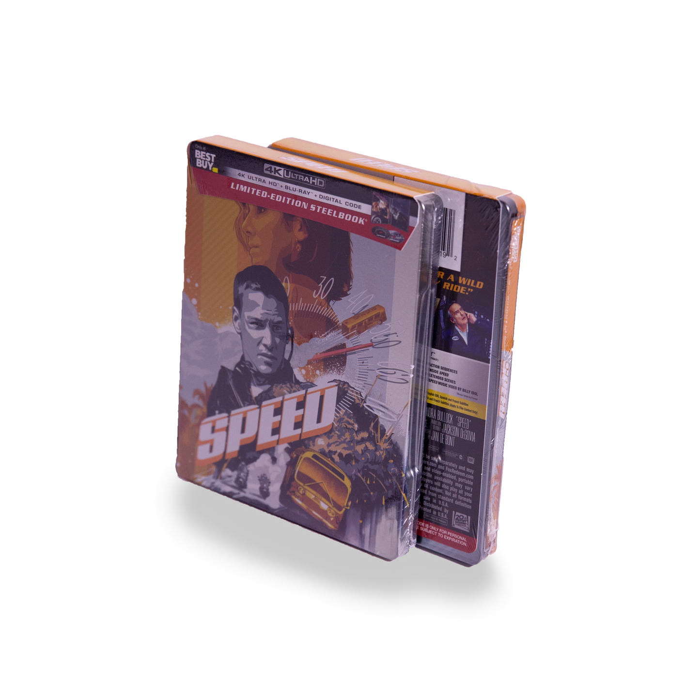 Speed [SteelBook] [Includes Digital Copy] [4K Ultra HD Blu-ray/Blu-ray]  [1994]